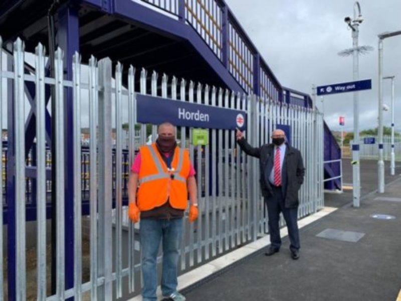 Grahame Morris MP visited Horden Station this morning