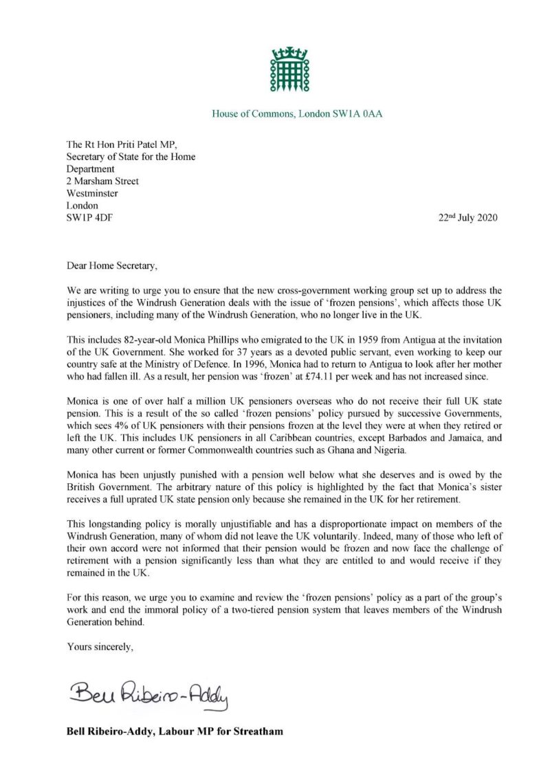 Grahame is one of over 50 cross-party signatories