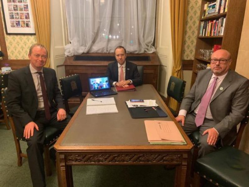 My colleagues from the APPG for Radiotherapy and I met with Matt Hancock in October to discuss the cancer backlog, and the importance of radiotherapy in tackling it