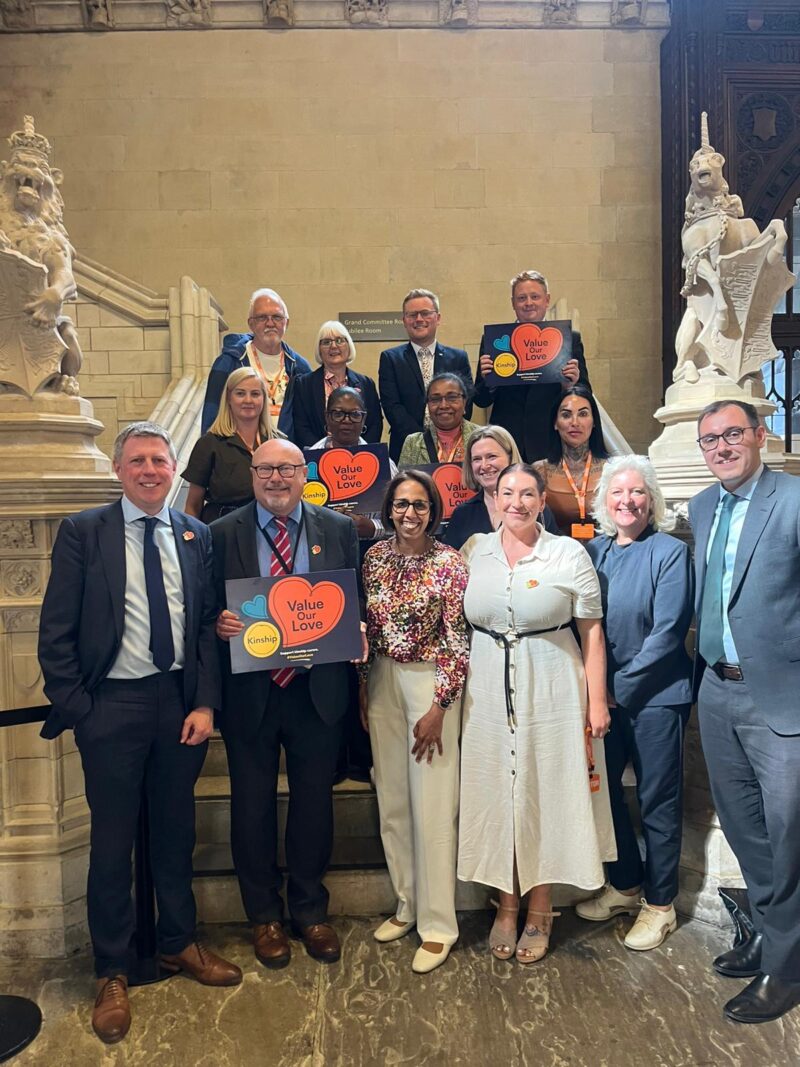 Grahame Morris MP with Kinship Carers in Parliament